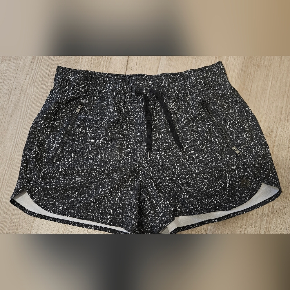 RBX Women's Athletic Shorts in Black and White